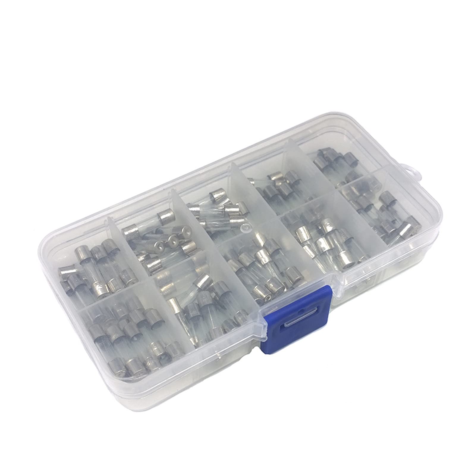 Fusible 5x20 mm coffret de 100 pièces électriques calibrées de 0.2A à 15A