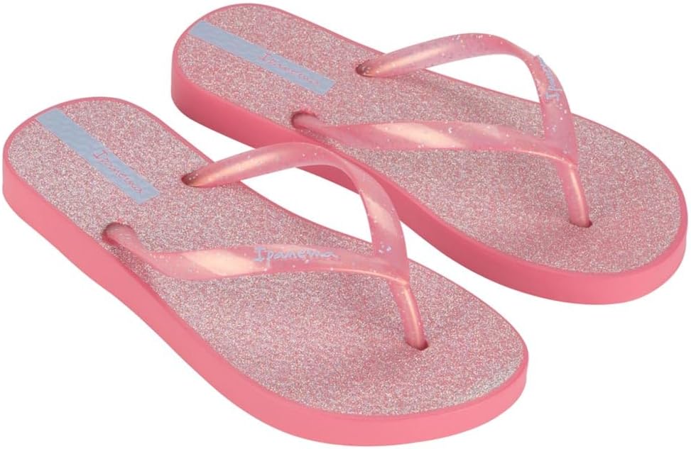 Ipanema Glitter Kids Pink-Pearly Pink-Blue Kids Flipflops