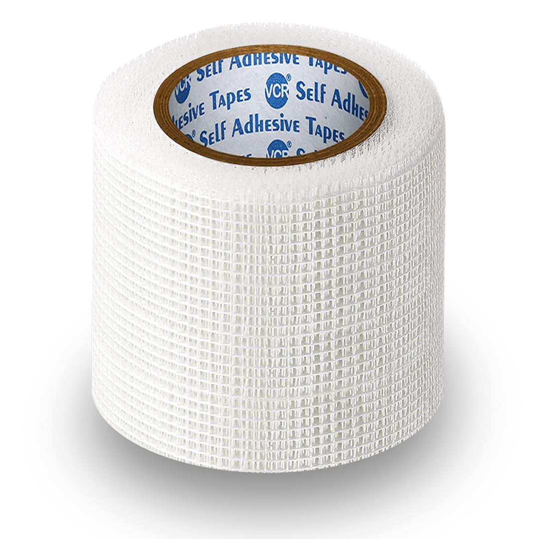 VCR Glass Fiber Tape - 50 Meters in Length - 96mm / 4" Width - 1 Roll Per Pack - Glass Fiber Joint Mesh Tape, Seal Repair Tape For Crack Patch, Wall Repair, Fiber Wall Coating for Plastering. (B0CF2CMS4W) Amazon Price History, Amazon Price Tracker