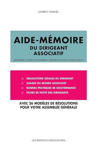 Aide-mémoire du dirigeant associatif