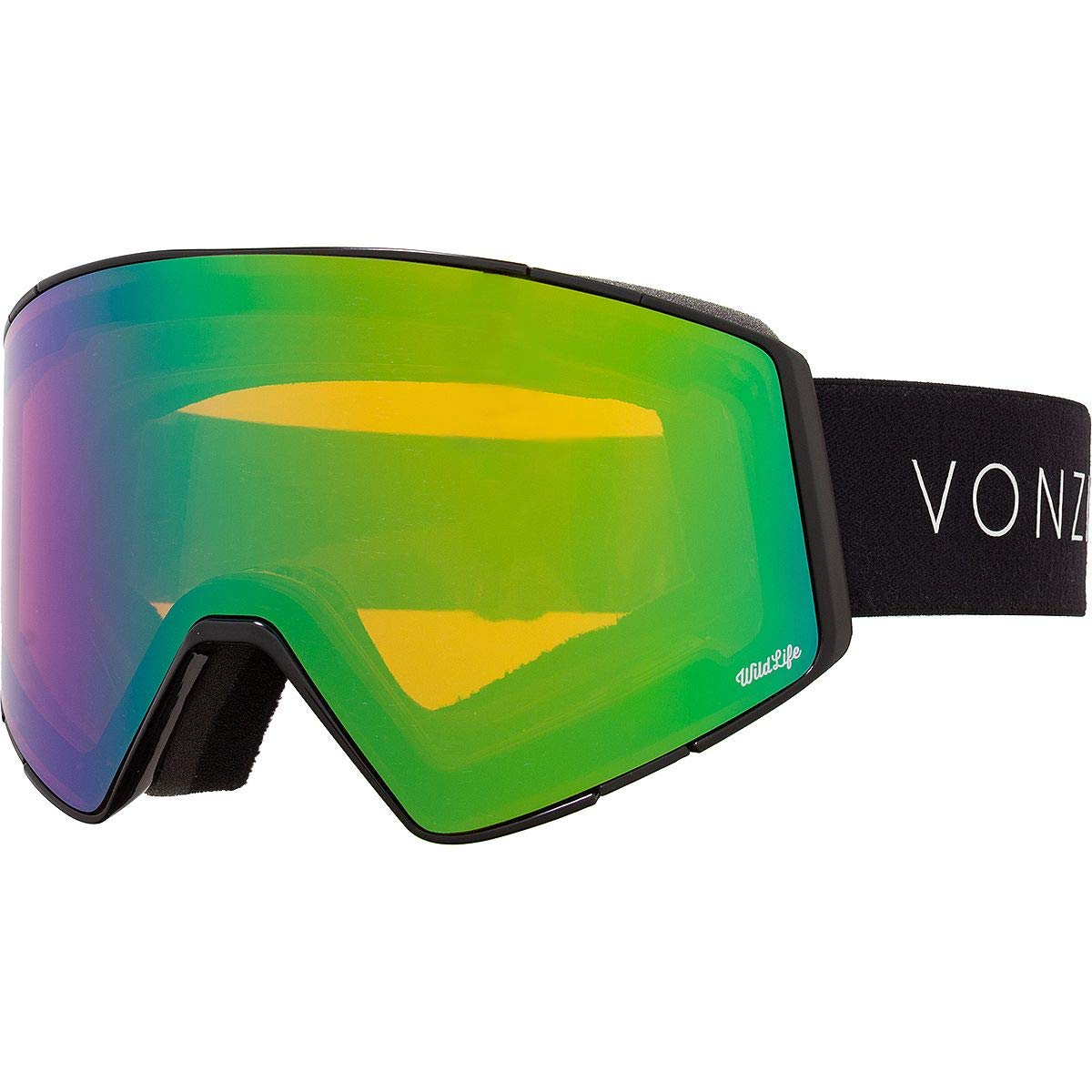 VonZipper Unisex Capsule, One Size, Black/Quasar Chrome