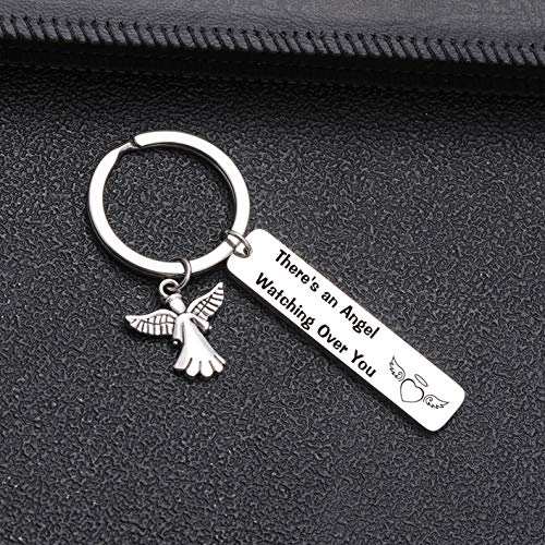Sympathy Jewelry For Sympathy Keychain Dad Memorial Keychain Bereavement Jewelry Inspirational Gift Loss Of Loved One Gifts For Mom Memorial Jewelry Memorial Keepsake Gift Comfort Gifts Angel Keychain #TOP2