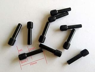 10pcs Hard Steel M3 x 3 x 10 x 2 Driveshafts Screw Pins for RC Car Upgrade Parts