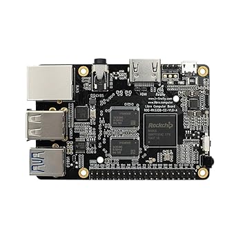 youyeetoo Firefly ROC-RK3328-CC ARM Motherboard Computer Supports Linux and Android Dual System for IOT Smart Home Control Gateway and Cluster Server (1GB DDR4 RAM)