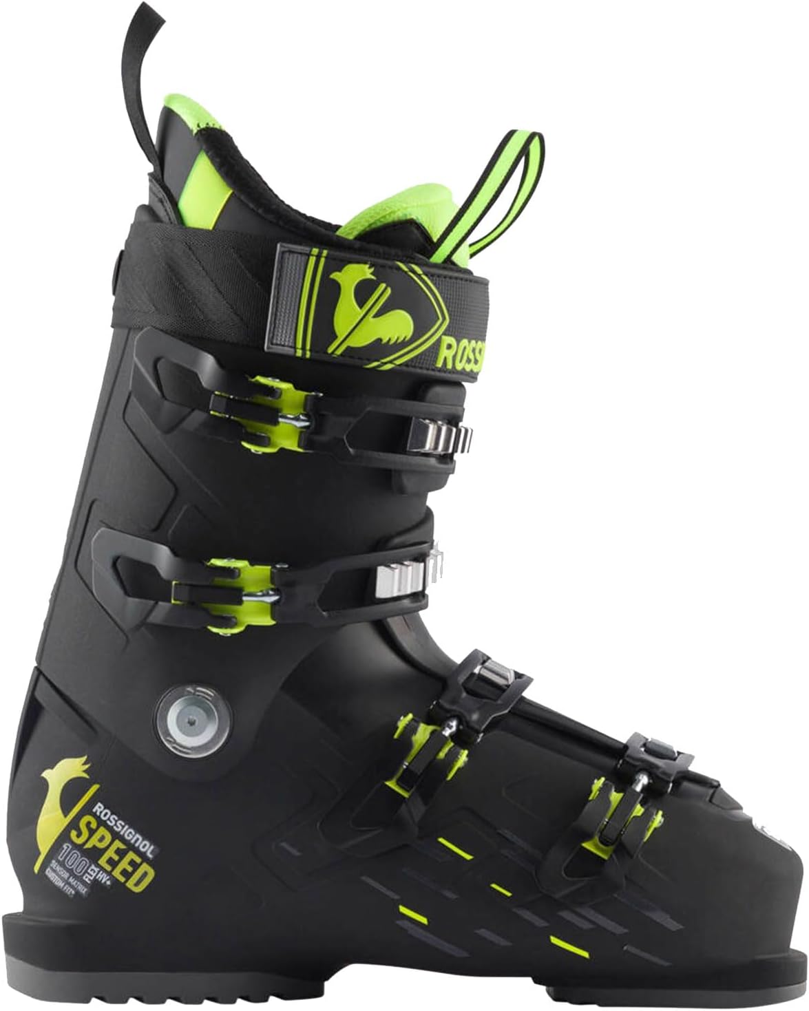 Rossignol Speed 100 HV+ - Ski Boots for Men - Relaxed Fit Snow Ski Boots - Black