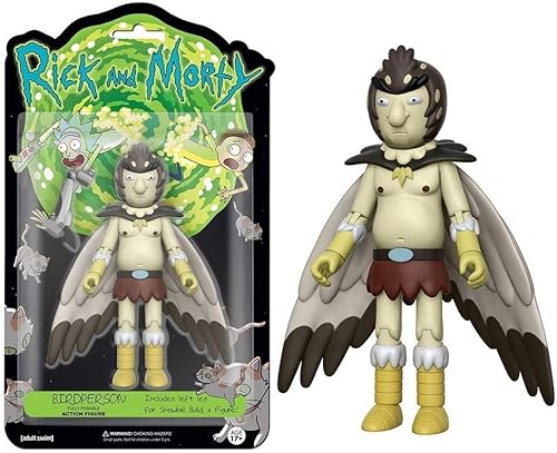 Juguete articulado de Rick y Morty Bird Funko, de 5"