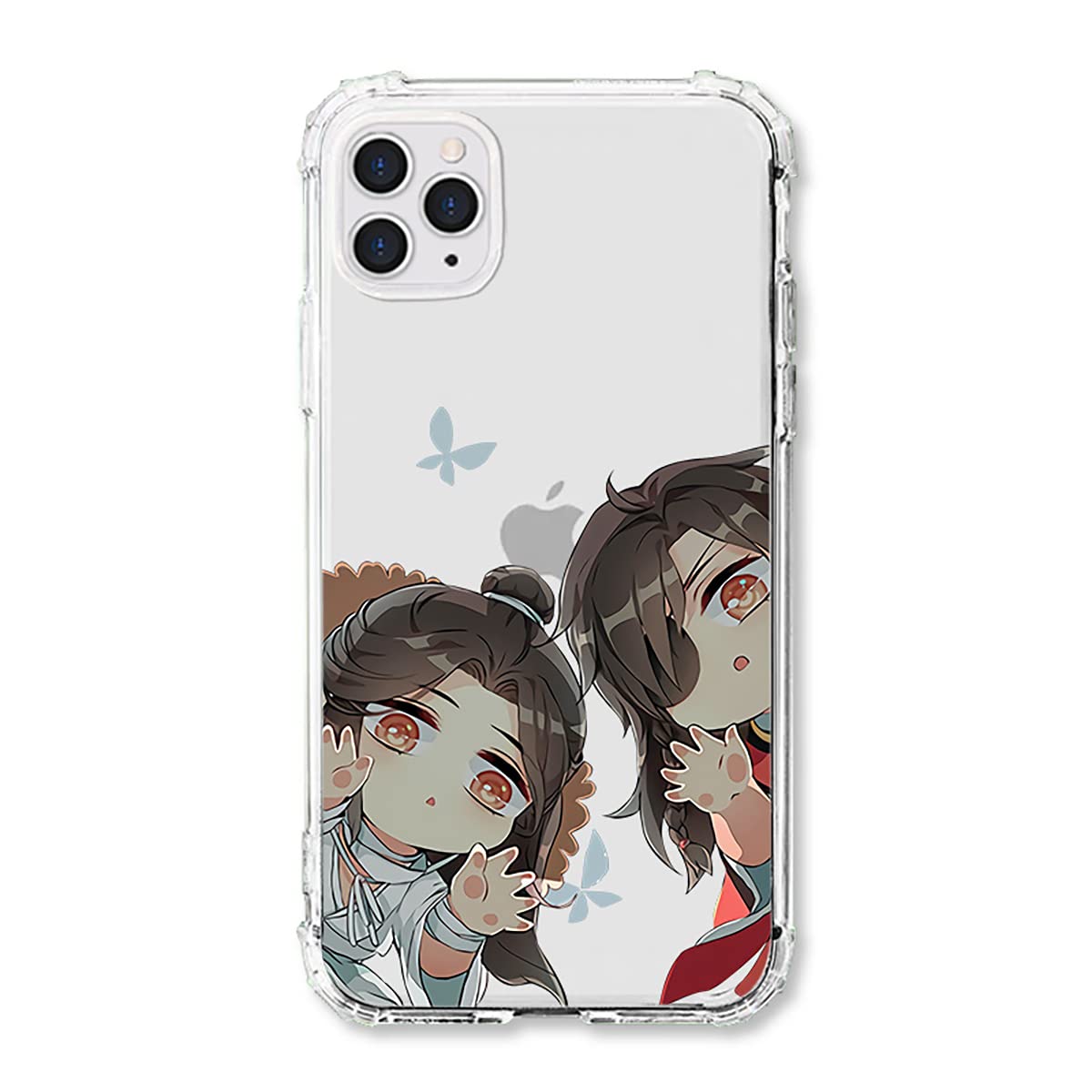 Heaven Official‘s Blessing iPhone Case Tian Guan Ci Fu Soft Silicone TPU Transparent Phone Cover for Apple Phone Xie Lian Hua Cheng (A,iPhone 11)