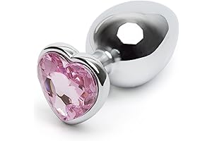 Lovehoney Jewelled Pink Heart-Shaped Anal Plug