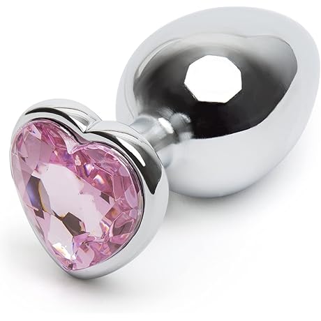 Lovehoney Jewelled Pink Heart-Shaped Anal Plug