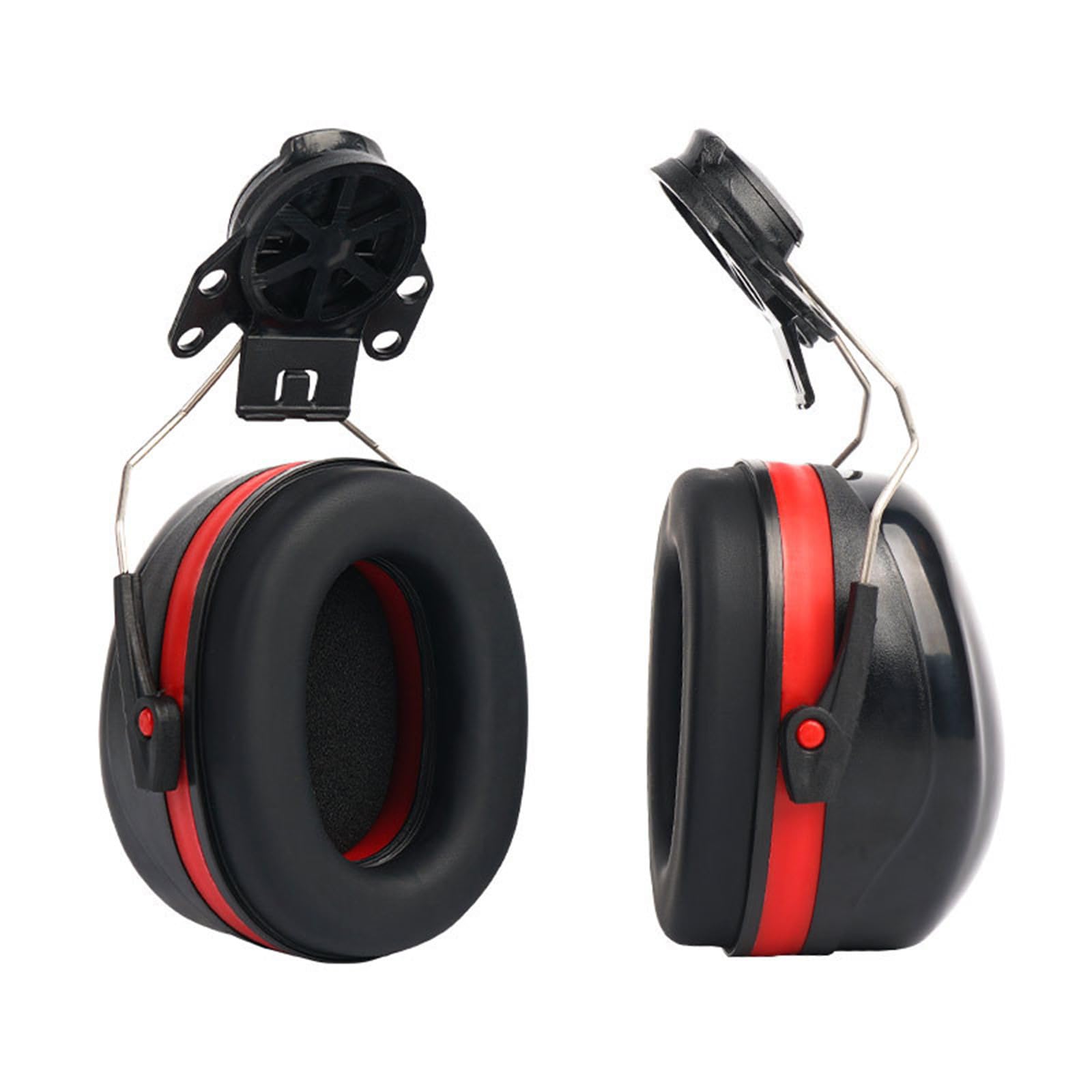 Kalttoy Ergonomic Hard Hat Hearing Protective Ear Muff Noise Reduction for Logging Mining Maintenance Industrial Maintenance Noise Reduction Ear Muff for Hard Hat