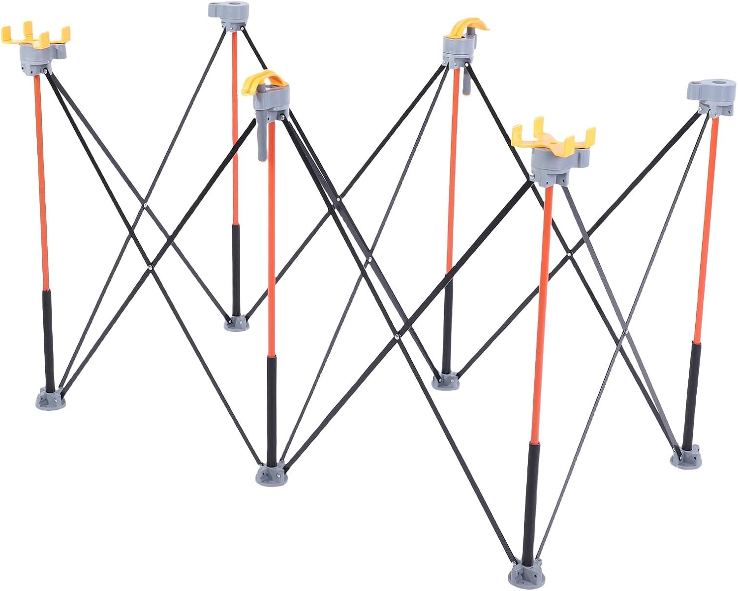 AUNMAS Portable Folding Workstand, Heavy Duty Collapsible Workbench with 600KG Weight Capacity, No Assembly with Carry Strap, for Garage Workshop Outdoor Construction