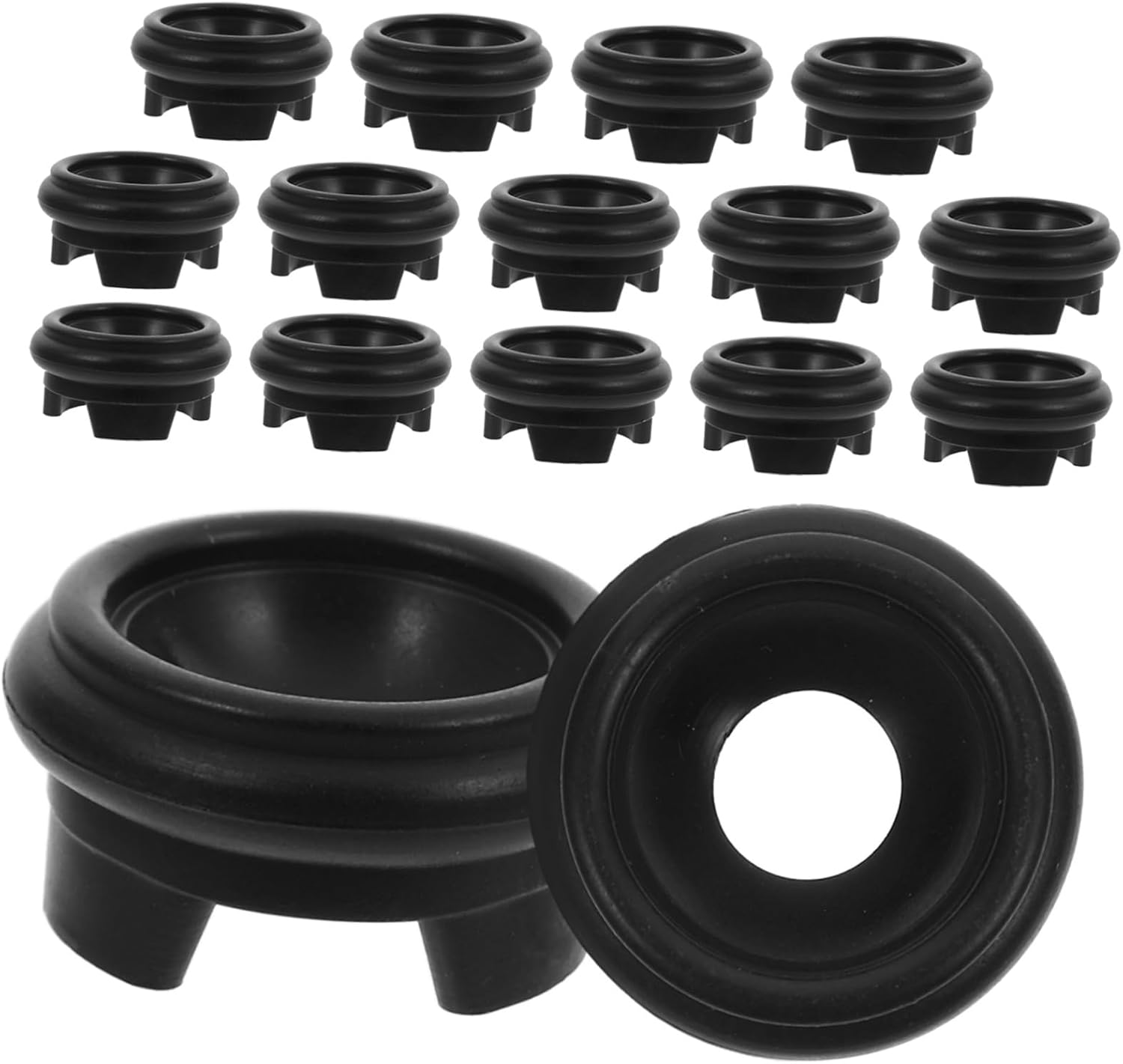 Plastic Sphere Display Stand 16pcs with Three Support Feet