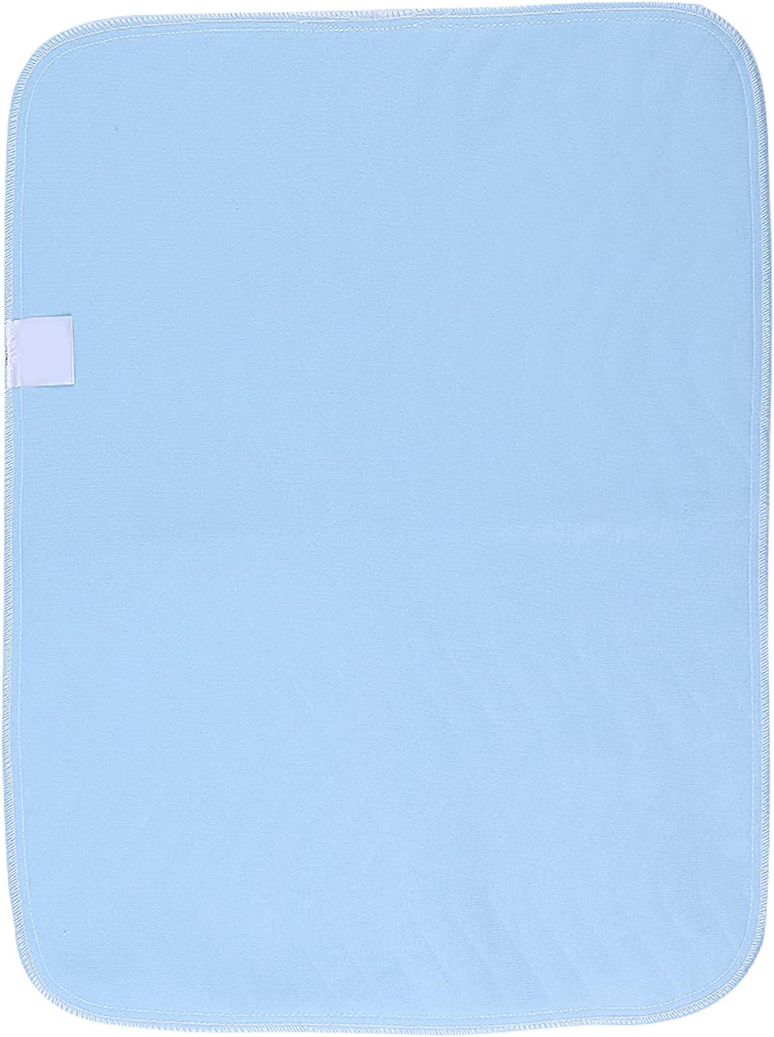 Incontinence Pad, 2pcs Reusable Incontinence Underpads 4-Layer Washable Bed Pads for Adults, Kids and Pets,Blue + White 45 X 60