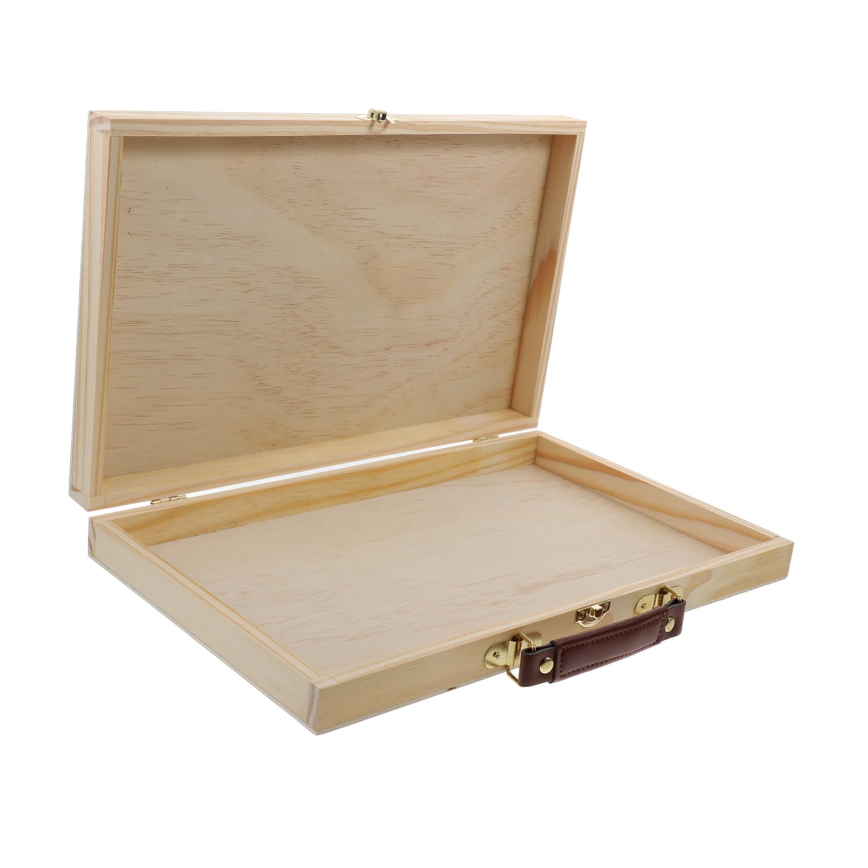 VILLCASE Small Wooden Storage Box Multi-function Utility Box Pen Case Compact Space-saving Ideal for Artists Students
