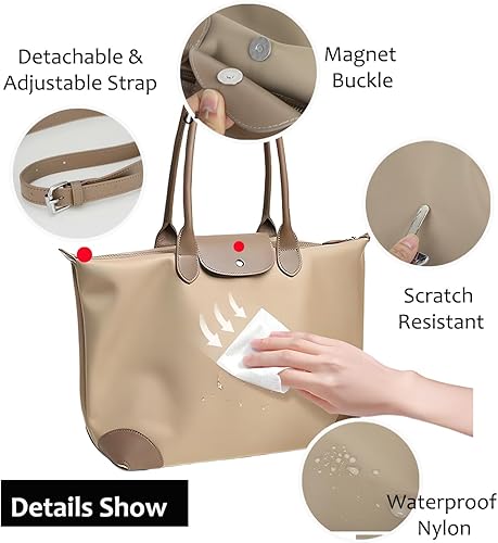 Miniatura 5 de YXBQueen Bolsa para laptop para mujer, impermeable, ligera, bolsa de mano para computadora, bolso grande de hombro con cremallera, 1315 pulgadas