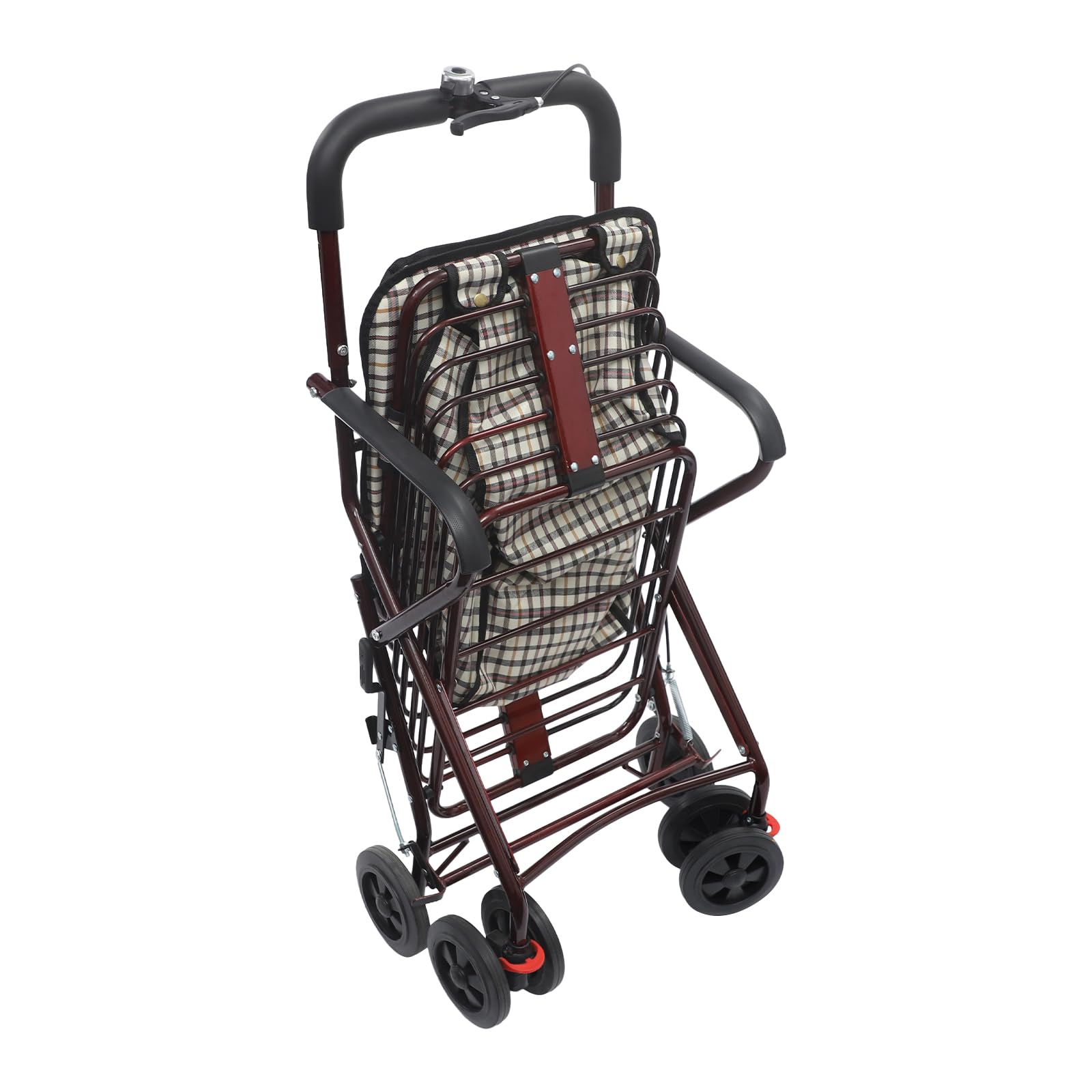 Shopping Trolley with Fold Design and 440 Pound Load for Heavy Shopping
