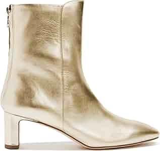 ショートブーツ・ブーティ Strategia FW24 SPECTRA HEELED ANKLE BOOT (A5801 TALCONERO) Strategia 'spectra' Black Ankle Boots In Leather Woman