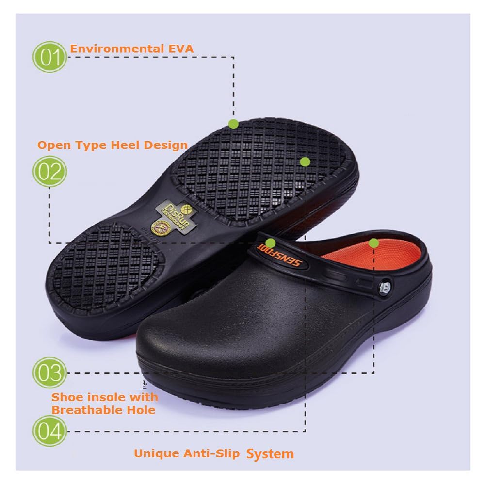 Fila Men's Galvanize Slip Resistant Work Shoes Shoe, Black, 7 D US