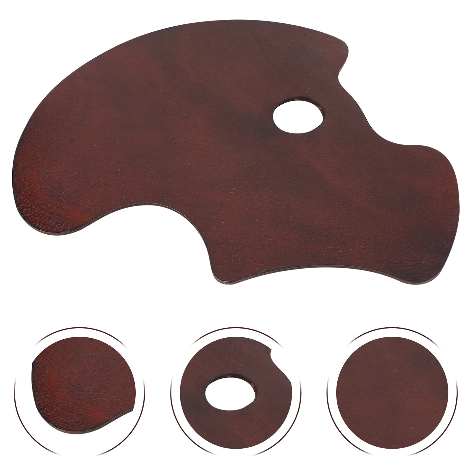 Leichte Holz Künstler Mischpalette für Ölfarben und Acrylfarben Praktische Farbmischplatte zum Malen und Selbstgemacht Art Painting