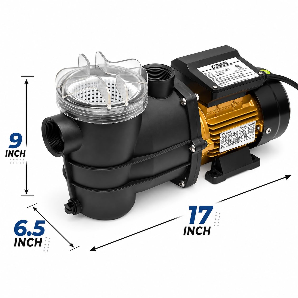 Amazon.com: XtremepowerUS 3/4HP 2,400GPH High Flow Pond DIY Self