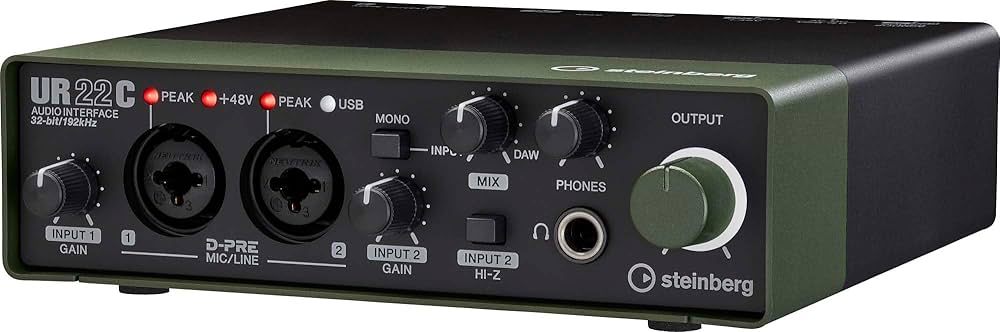 DTM・DAW Steinberg UR22C Steinberg UR22C - Interfaccia audio USB 3.0, con kit