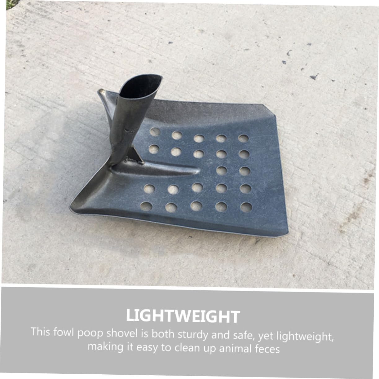 Flat Head Trench Spade Root Shovel for Landscaping Multi-use Cleaning Shovel Poultry Dung Scraper Strong Cleaning Ability