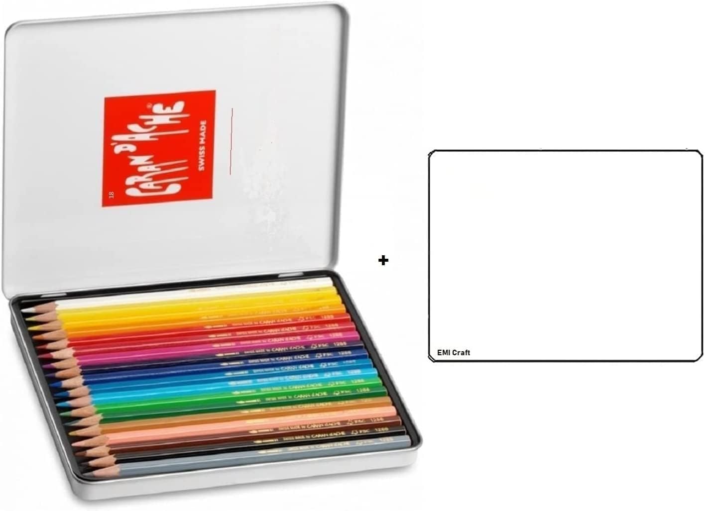 Caran d'ACHE – Acuarela Buntstifte in Metallbox – 18 Stück Swiss color