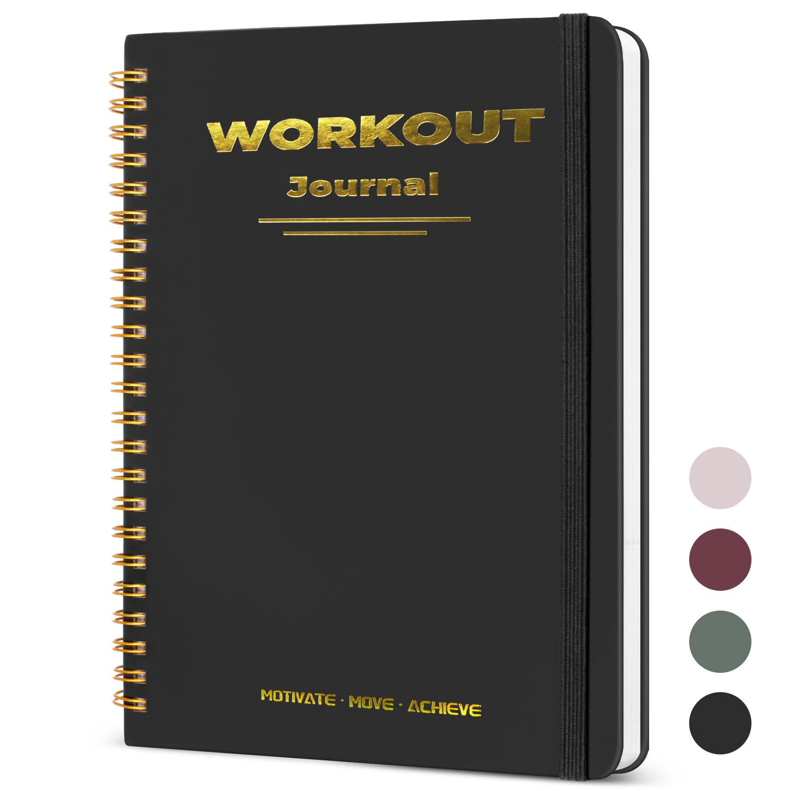 Guirnd Undated Fitness Workout Journal for Men & Women, A5(8.5