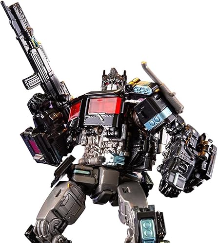 Miniatura 7 de Srliya Robot de automóvil deformado, modelo transformable, figura de acción de vehículos de construcción, regalo de cumpleaños para fiesta (D)