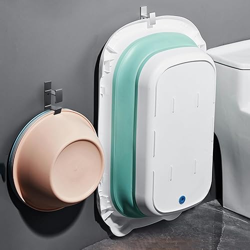 Miniatura 6 de Soporte de almacenamiento autoadhesivo, gancho de lavabo de aluminio espacial, resistente al agua, antioxidante, para cocina, baño, baño (color