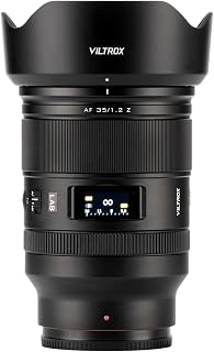 VILTROX Lente de cámara AF de 35 mm F1.2 LAB para Nikon Z, montura completa, enfoque automático, gran apertura, motor VCM