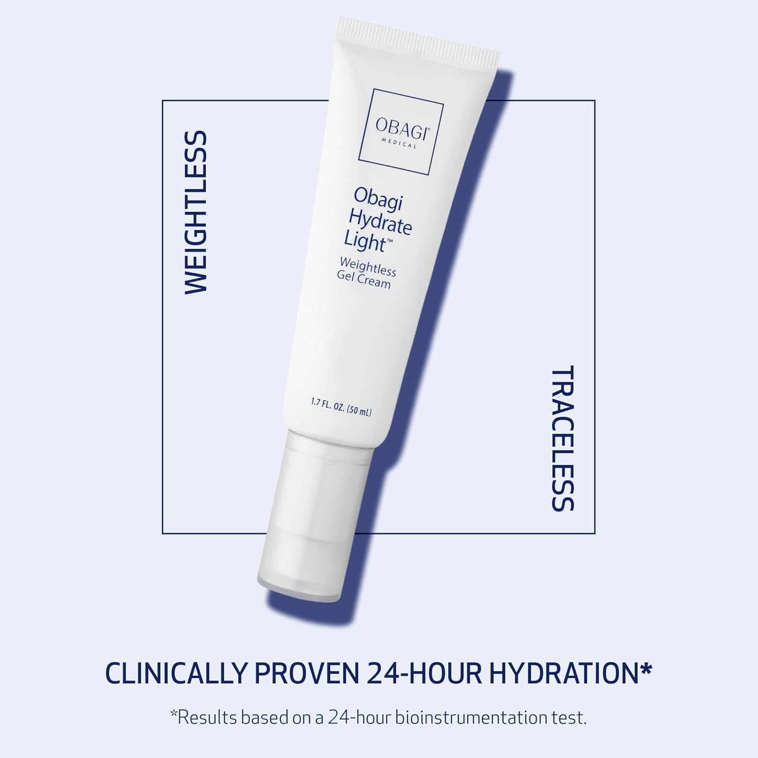 Obagi Hydrate Light Oil-Free Moisturizer – Fast-Absorbing, Lightweight Gel for Acne-Prone Skin – Non-Comedogenic, Hypoallergenic with Soothing Niacinamide, Glycerin & Ceramides for 24-Hour Hydration - Image 2