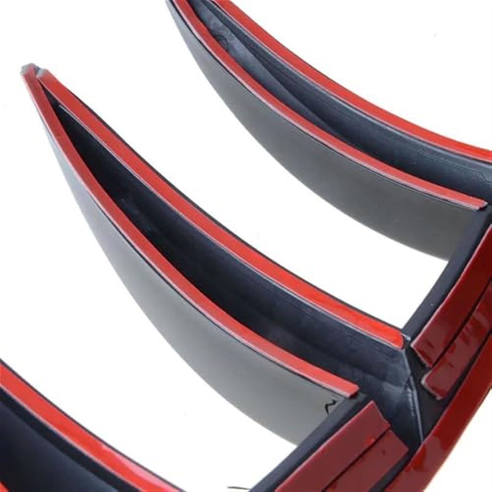 Spoiler samochodowy, do Mercedesa-Benz, Klasa A W176 A200 A260 A250 A45 AMG 2 szt. Spojler tylnego zderzaka Boczny wylot powietrza Skrzydło Canard Fin Ogon Fin Tylny spojler pojazdu(Carbon Loo