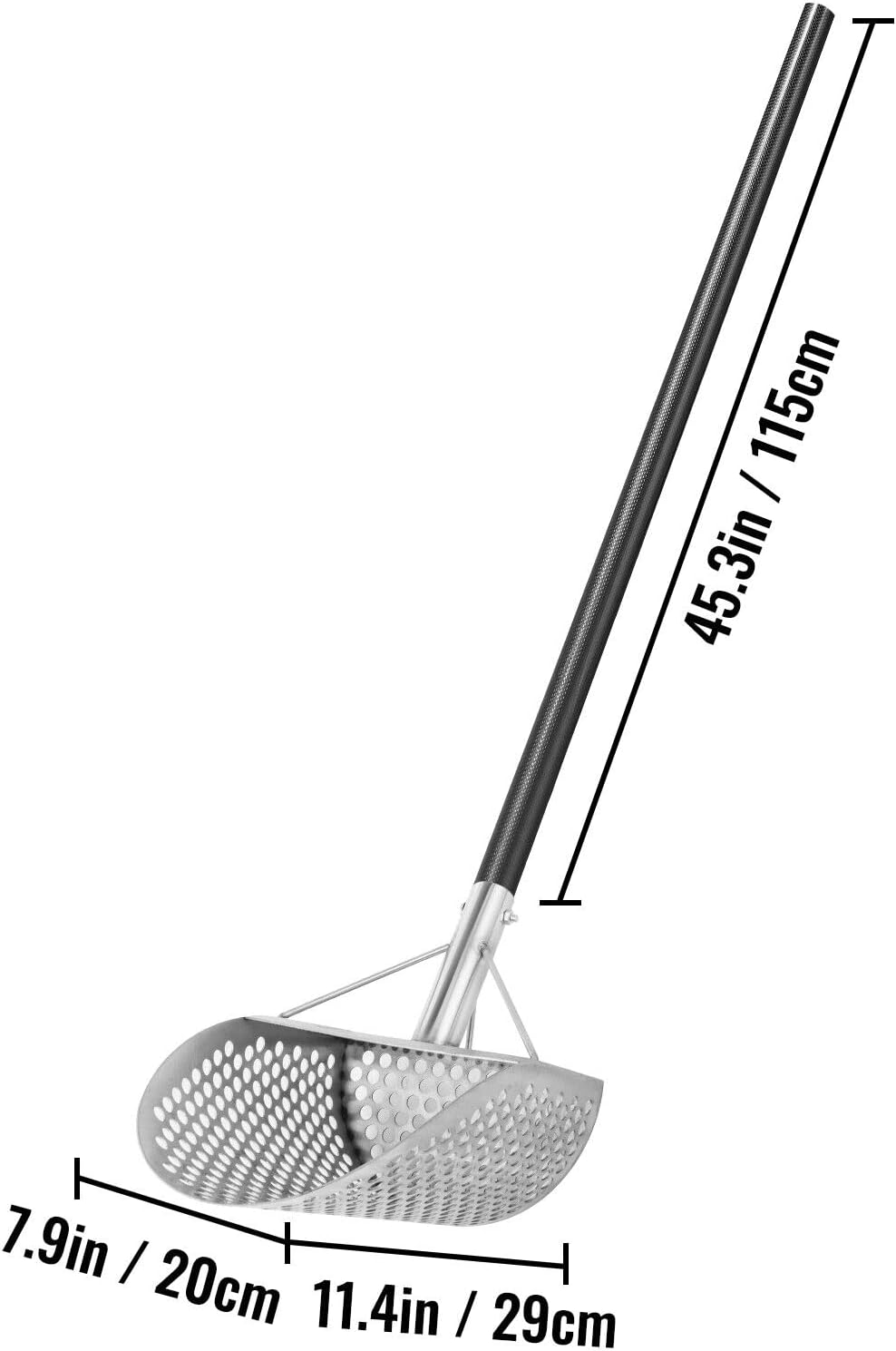 Metal Detector Sand Scoop FWYG-1 Compatible with VEVOR Detecting Hunting Scoop w/Carbon Fiber Handle