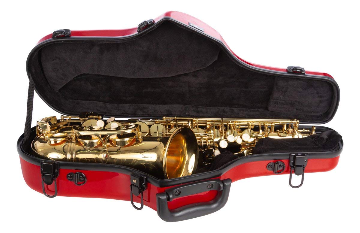 Estuche para Saxofón Alto fibra de vidrio Ultra Light red M-Case
