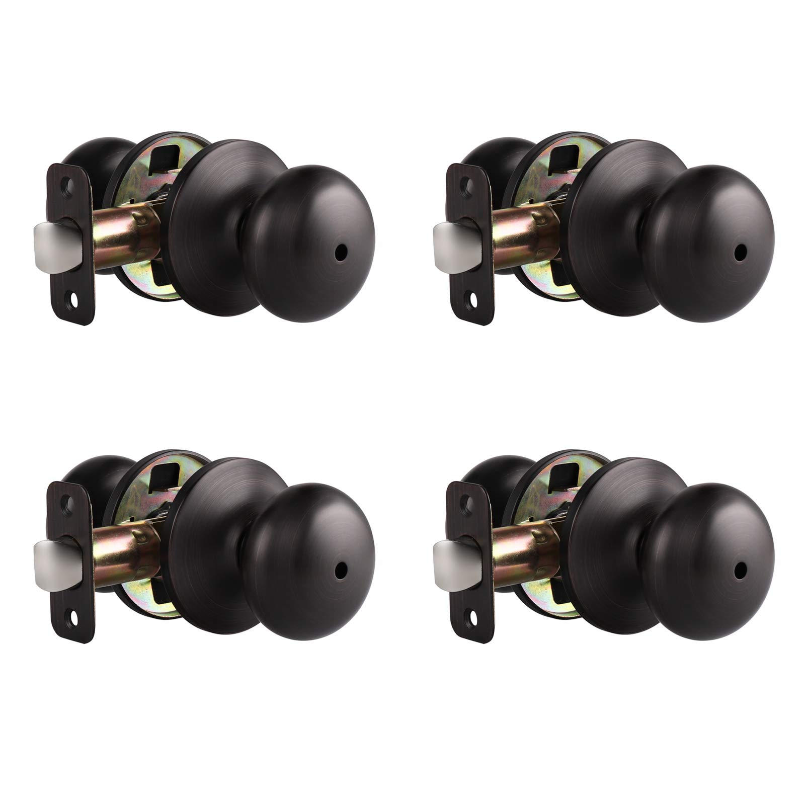 Probrico Privacy Door Knobs - Keyless & Stainless Steel -26