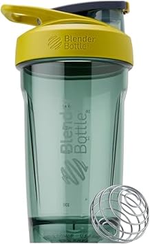 BlenderBottle Sport Shaker Cup Perfect for Protein Shakes and Pre Workout, 24-Ounce, Yellow