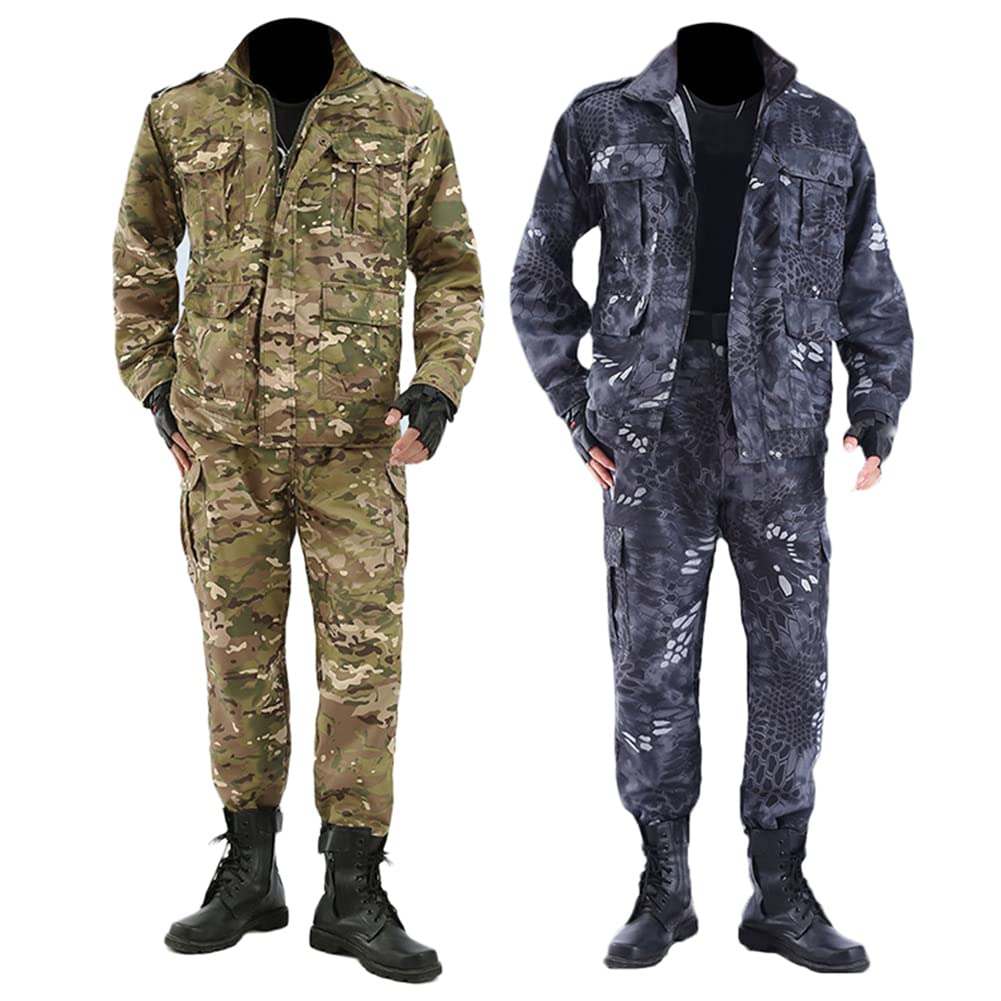 Tuta mimetica mimetica leggera unisex, tuta mimetica mimetica, uniforme da caccia, abbigliamento maschile primaverile e autunnale