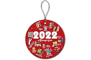 Funny 2022 Ornament: Ceramic Sublimation Ornament Blanks