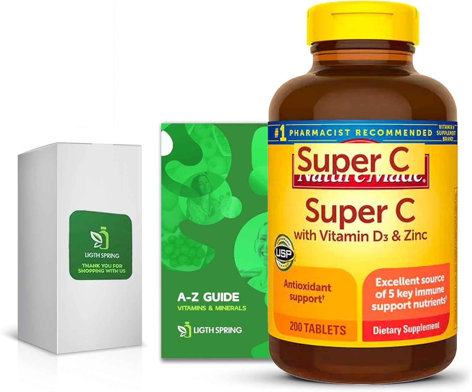 Amazon.com: Super C with Vitamin D3 & Zinc 200 Tablets with