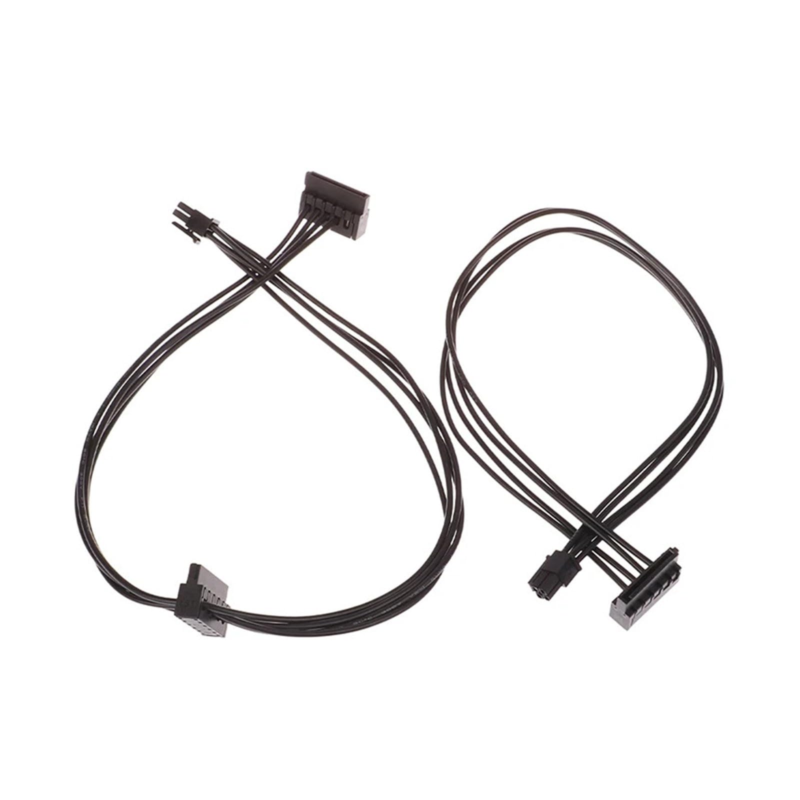 Generico Cavo di alimentazione da 4 pin a SATA, compatibile for HDD SSD