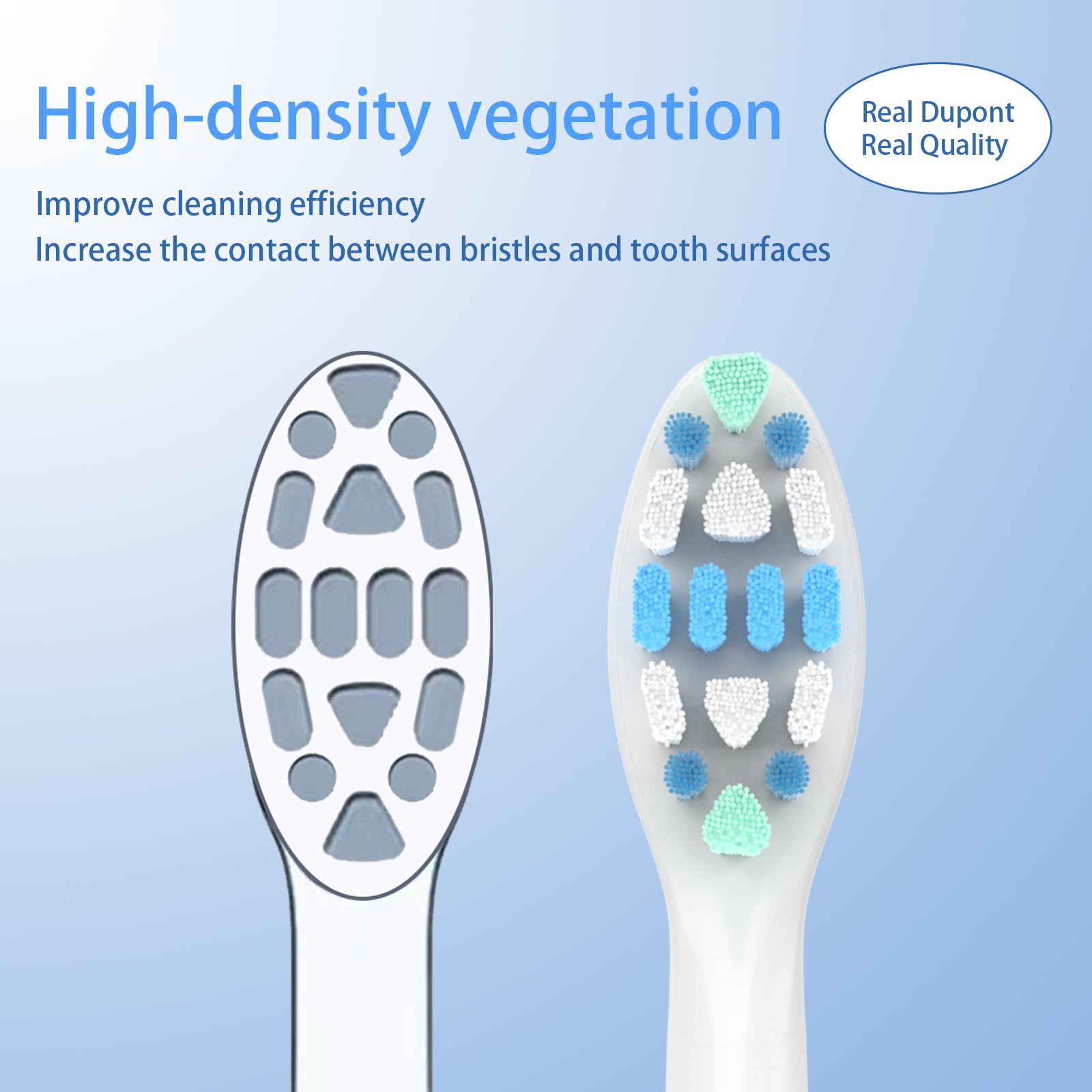 Cabezales de repuesto para cepillos de dientes Philips Sonicare, cabezal de cepillo de repuesto eléctrico compatible con cepillos de dientes eléctricos Phillips Sonicare, 12 unidades