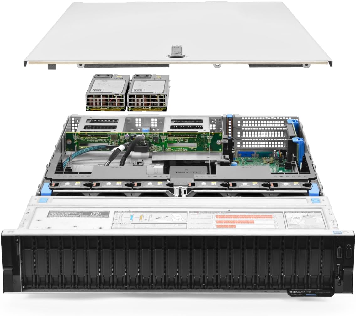 Amazon.com: Dell PowerEdge R740xd Server 2X Gold 6138 2.00Ghz 40-Core ...