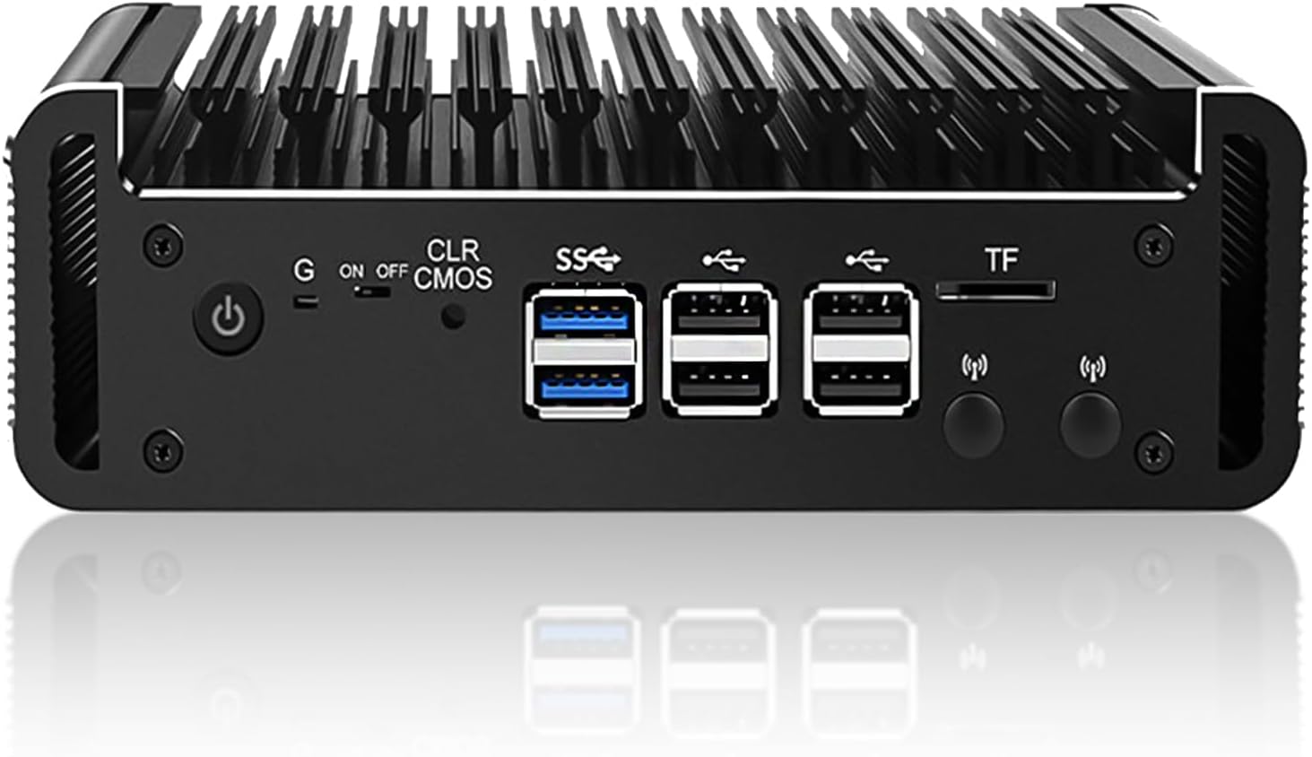 Micro Firewall Appliance/Mini PC -N150 (Upgraded N100, 4C/4T), 4X 2.5GbE i226-V, AES-NI, 8 USB, HDMI2.1, DP1.4, Dual Display, VPN Router, 32GB RAM 512GB SSD