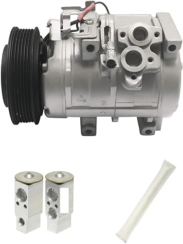RYC Compresor de aire acondicionado automotriz y kit de embrague de A/C KT B032 (se adapta a Toyota Sienna 3.3L 2004-2005)