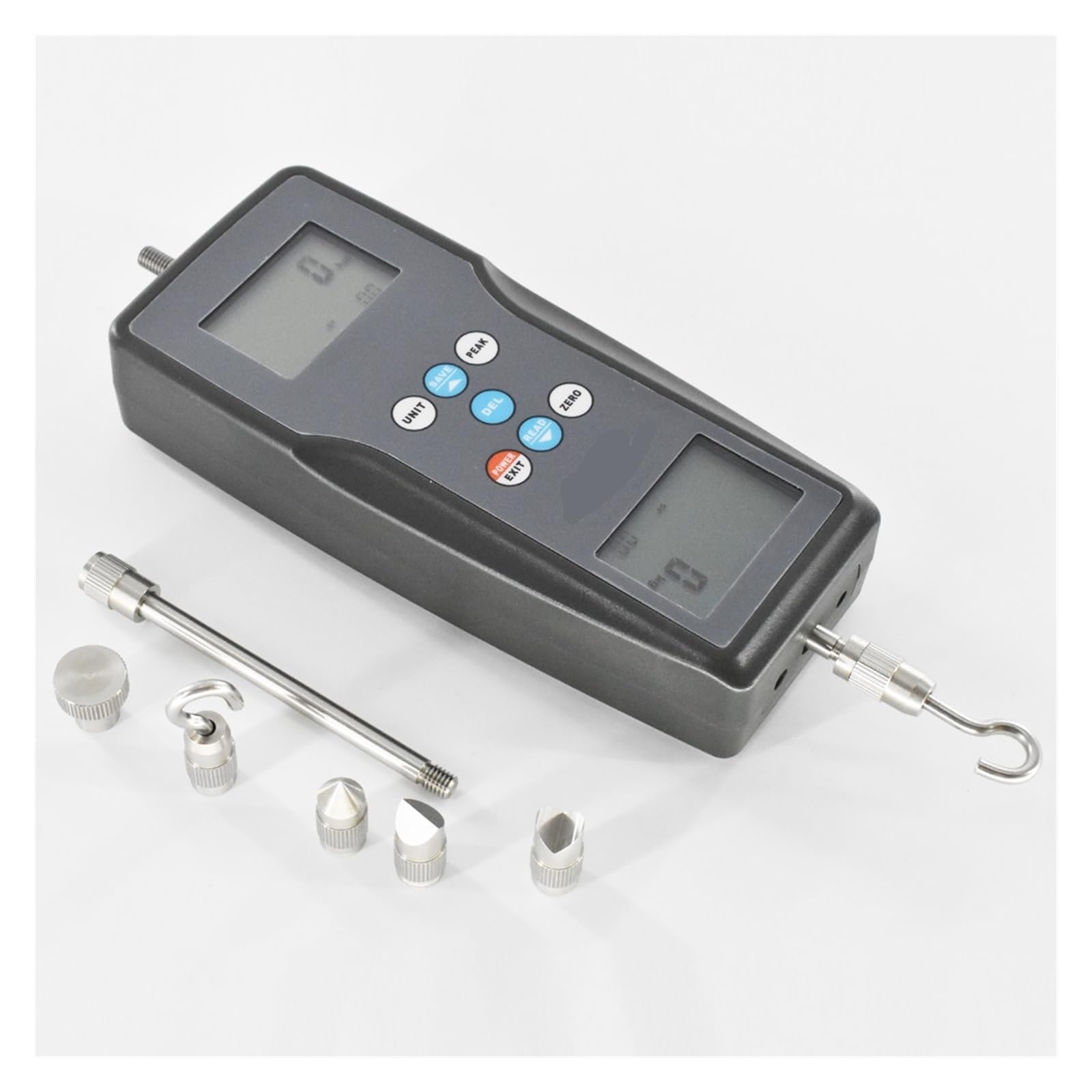 Misuratore di forza, Misuratore di forza digitale push pull misuratore FM-207-10K Attrezzatura prova for dinamometro