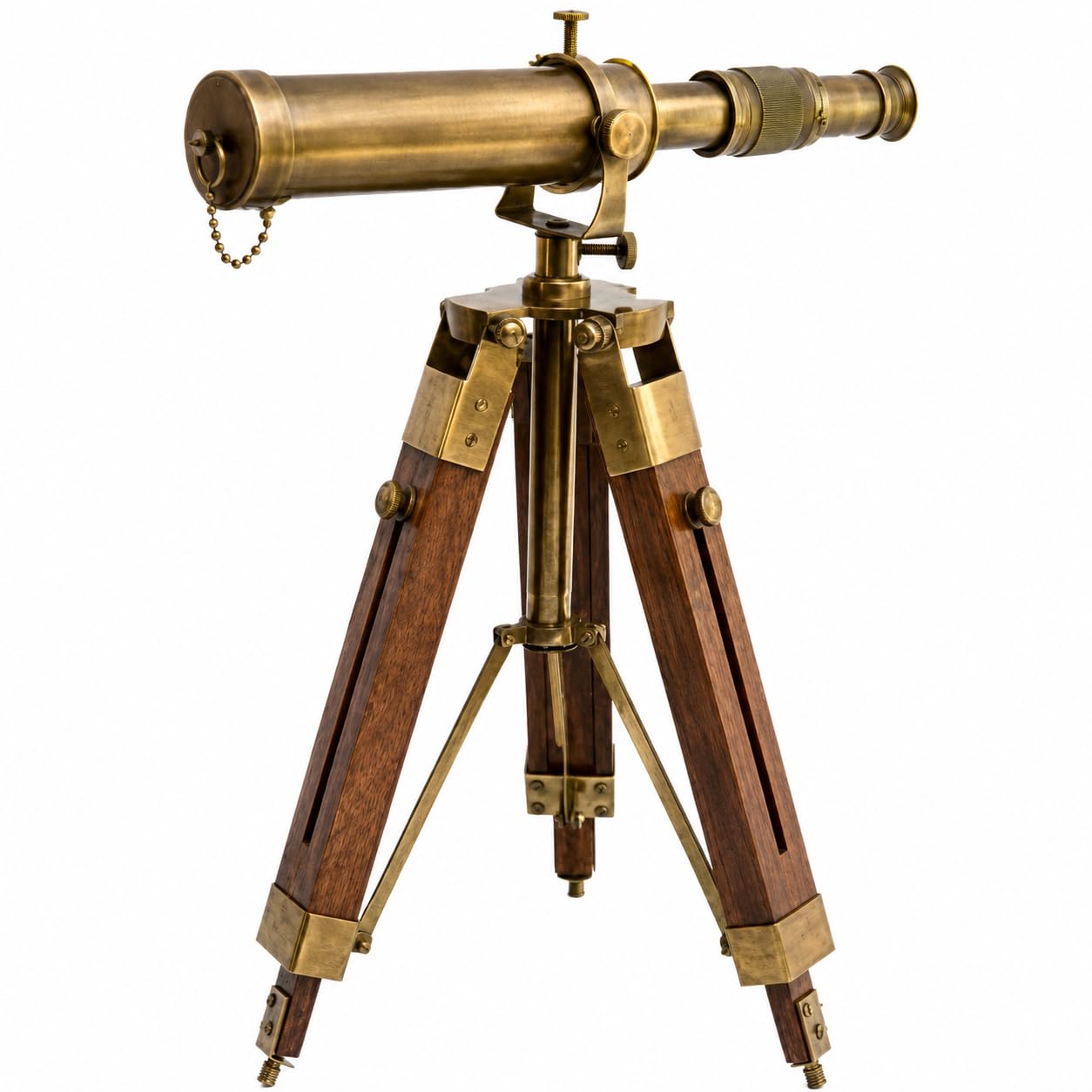 Amazon | Nautical Brass Antique Telescope Spyglass with wooden
