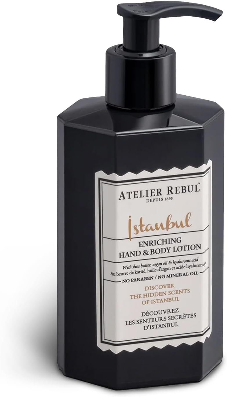ISTANBUL Hand and Body Lotion 400 ml - Woody & Spicy Fragrance - Natural Body Care for Men and Women, Body Lotion without Sulphates, Parabens and Mineral Oils