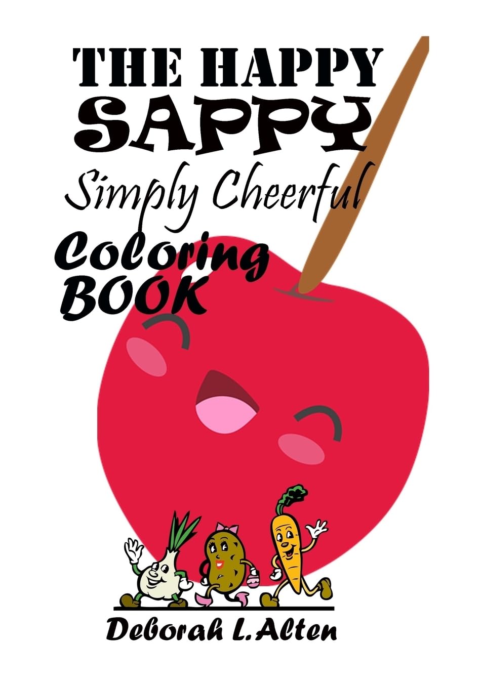 Buy The Happy, Sappy, Simply Cheerful Coloring Book — BookShops.in