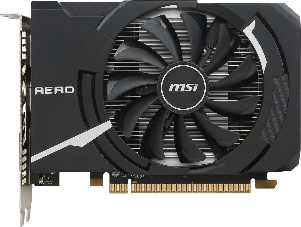 Amazon | MSI Radeon RX 550 AERO ITX 2G OC グラフィックスボード